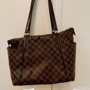 LOUIS VUITTON TOTALLY MM in Damier Ebene Canvas